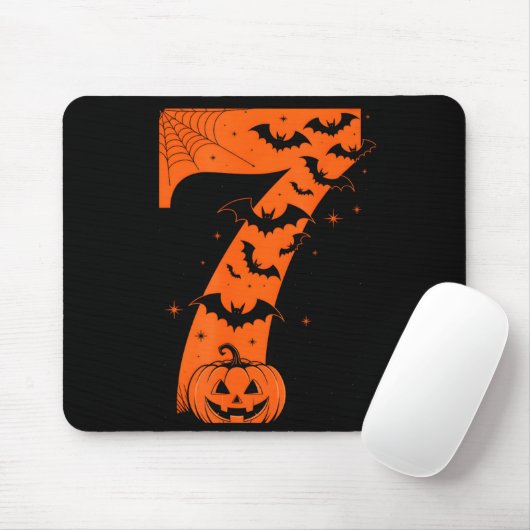 Fun Six Seven 6 7 Meme Design Couples Halloween Mousepad (Mit Mouse)