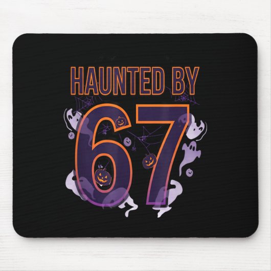 Fun Six Seven 6 7 Meme Design Couples Halloween  Mousepad (Vorne)