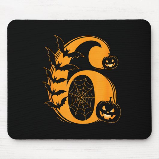 Fun Six Seven 6 7 Meme Design Couples Halloween  Mousepad (Vorne)