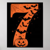 Fun Six Seven 6 7 Meme Design Couples Halloween Poster (Vorne)