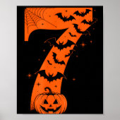 Fun Six Seven 6 7 Meme Design Couples Halloween Poster (Vorne)