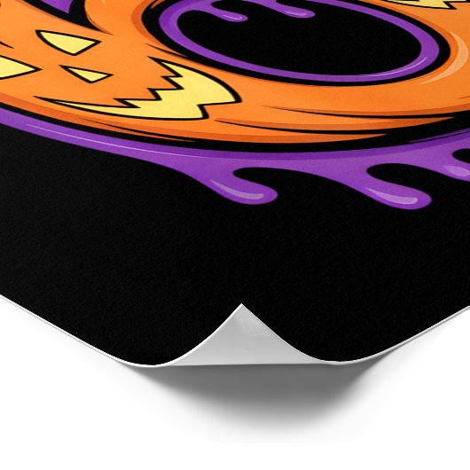 Fun Six Seven 6 7 Meme Design Couples Halloween Poster (Ecke)