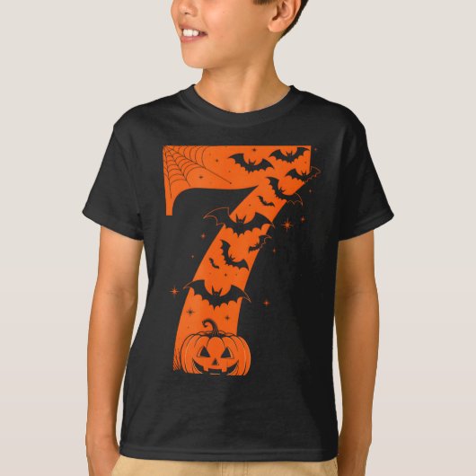 Fun Six Seven 6 7 Meme Design Couples Halloween  T-Shirt (Vorderseite)