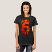 Fun Six Seven 6 7 Meme Design Couples Thanksgiving T-Shirt (Vorne ganz)