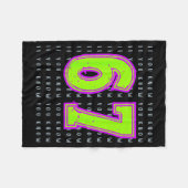 Fun Six Seven 6 7 Meme Design  Fleecedecke (Vorderseite (Horizontal))