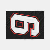 Fun Six Seven 6 7 Meme Design Fleecedecke (Vorderseite (Horizontal))