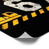 Fun Six Seven 6 7 Meme Design For Men Boys Kids Co Poster (Ecke)