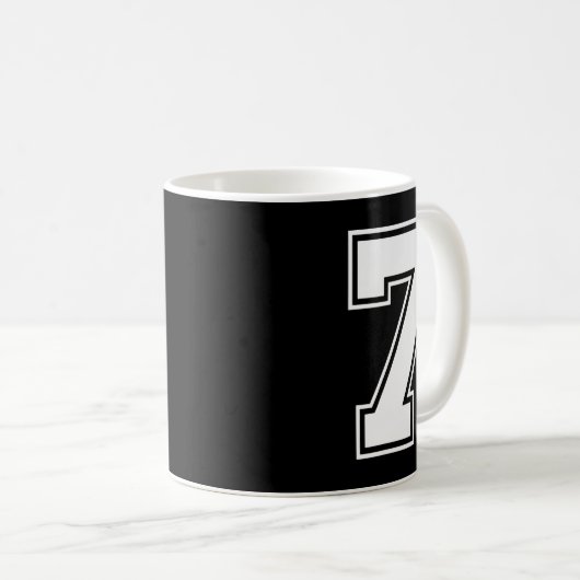Fun Six Seven 6 7 Meme Design  Kaffeetasse (VorderseiteRechts)