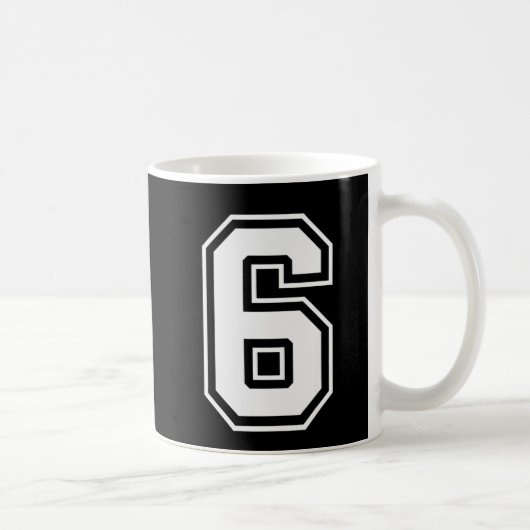 Fun Six Seven 6 7 Meme Design Kaffeetasse (Rechts)