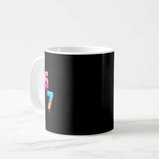 Fun Six Seven 6 7 Meme Design Kaffeetasse (Vorderseite Links)