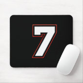 Fun Six Seven 6 7 Meme Design Mousepad (Mit Mouse)