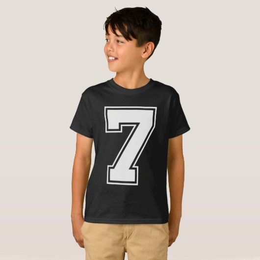 Fun Six Seven 6 7 Meme Design  T-Shirt (Vorne ganz)