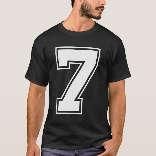 Fun Six Seven 6 7 Meme Design  T-Shirt (Vorderseite)