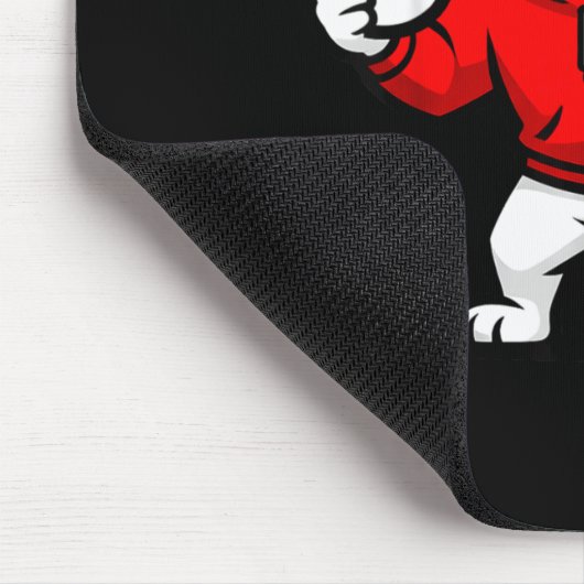 Fun Six Seven Meme Bulldogs Number 6 And 7 Mousepad (Ecke)