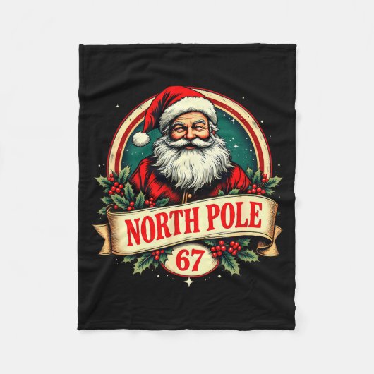 Fun Six Seven Meme Design – Internet Energy - Xmas Fleecedecke (Vorderseite)