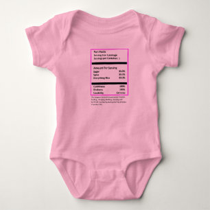 "Fun Size" Body Anzug - Girls Baby Strampler