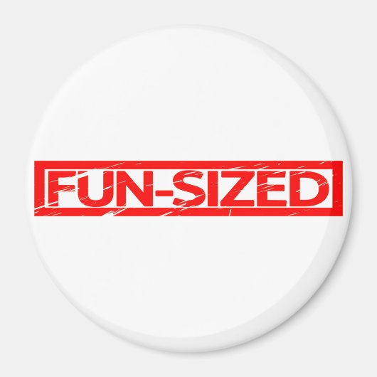 Fun-Size-Briefmarke Magnet (Vorne)