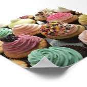 Fun-Sized Decorative Cupcakes Poster (Ecke)