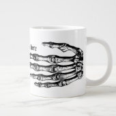Fun skeletal Halloween Jumbo-Tasse (Rechts)