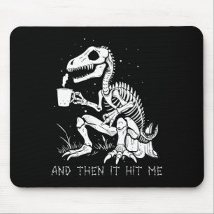 Fun Skeleton Dinosaur Kostüm Goth Men Women Hallo Mousepad