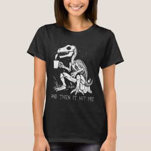 Fun Skeleton Dinosaur Kostüm Goth Men Women Hallo T-Shirt