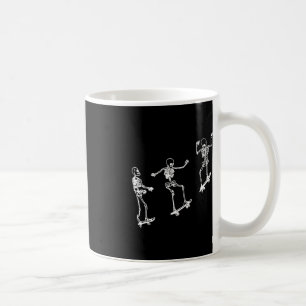 Fun Skeleton Skateboard Halloween Skateboard Sk Kaffeetasse