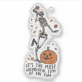 Fun Skeleton Sticker (Vorderseite)