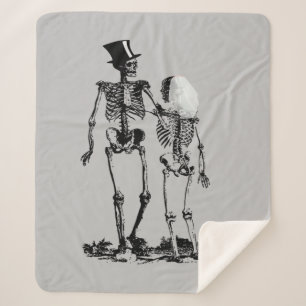 Fun Skeleton Wedding Couple Sherpadecke