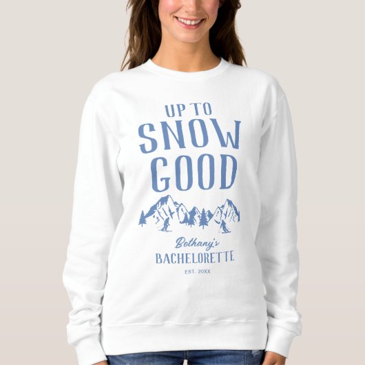 Fun Ski Bachelorette Crew Sweatshirt (Vorderseite)