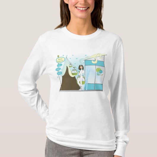 Fun Ski Lodge T-Shirt (Vorderseite)
