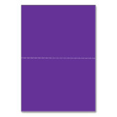 Fun Skulls Halloween lila Hochzeitsbegleitkarte Tischnummer (Rückseite)