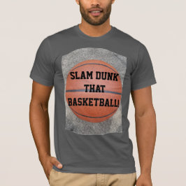 Fun Slam Dunk, dass Basketball T-Shirt