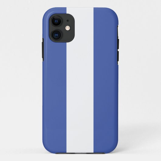 Fun Sleek Sporty Wide Sommer Blaue Streifen Case-Mate iPhone Hülle (Rückseite)
