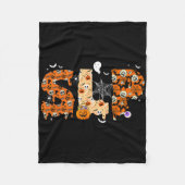 Fun Slp Halloween Kostüm Pumpkin Fall Skelett Fleecedecke (Vorderseite)