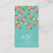 Fun Smoothie Milk Shake Frucht und Eiscreme Shop Visitenkarte (Rückseite)