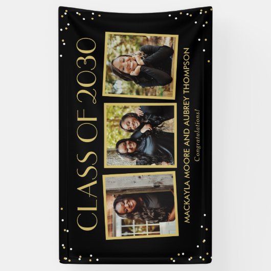 Fun Snapshots EDITABLE COLOR Abschluss Banner (Vertikal)