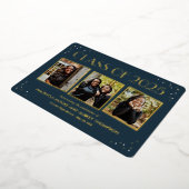 Fun Snapshots Foil Abschluss Foto Einladung Foi (Gedreht)