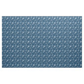 Fun Snowflake Print Fabric, Blau Stoff (Yard (91,4 cm))
