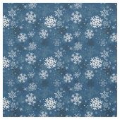 Fun Snowflake Print Fabric, Blau Stoff (Muster)