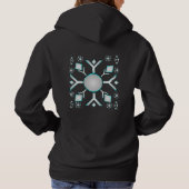 Fun Snowflakes Design Hoodie (Rückseite)