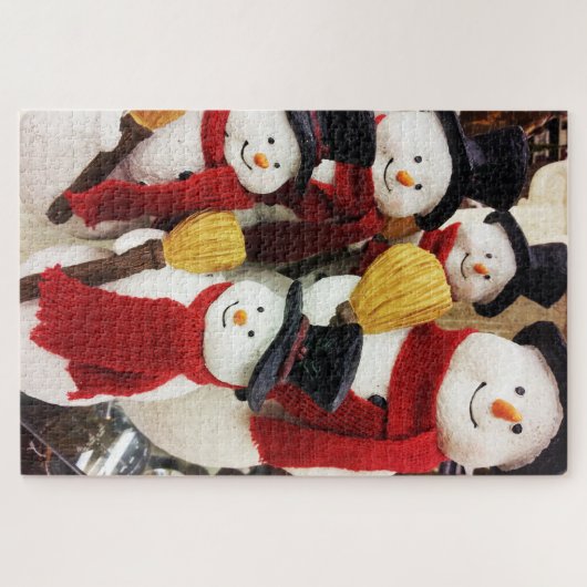 Fun Snowman Christmas Puzzle (Horizontal)