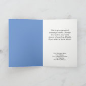 Fun Snowman Company Weihnachtskarte. Feiertagskarte (Innenseite)