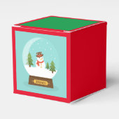 FUN! Snowman-Geschenkboxen - Personalisiert - Name Geschenkschachtel (Vorderseite)