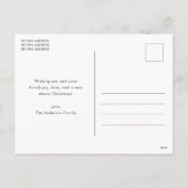 Fun Snowman Niedlich Weihnachten (Rückseite)