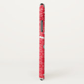 Fun Snowman und Rentier Weihnachten iPhone Case (Hinten/Rechts)