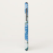 Fun Snowman Weihnachten iPhone Case (Hinten/Links)