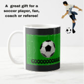 Fun Soccer Ball und Pitch GOAL! (Fußball) Kaffeetasse