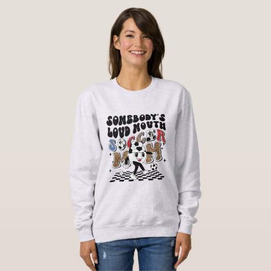 Fun Soccer Mama Custom Soccer Sweatshirt (Vorne ganz)