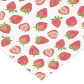 Fun Sommer Erdbeermuster Kurzer Tischläufer (Ecke)