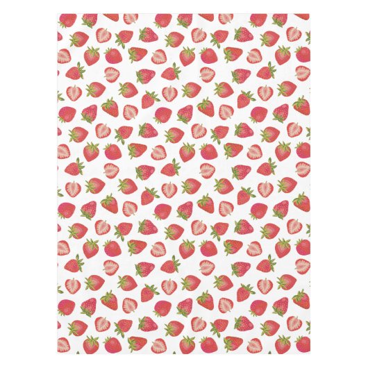 Fun Sommer Erdbeermuster Tischdecke (Vorderseite)